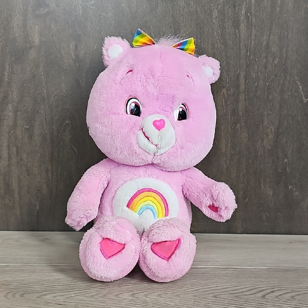 2007 Care Bears Play Along Talking & Singing Cheer Bear Interactive Plush‎
